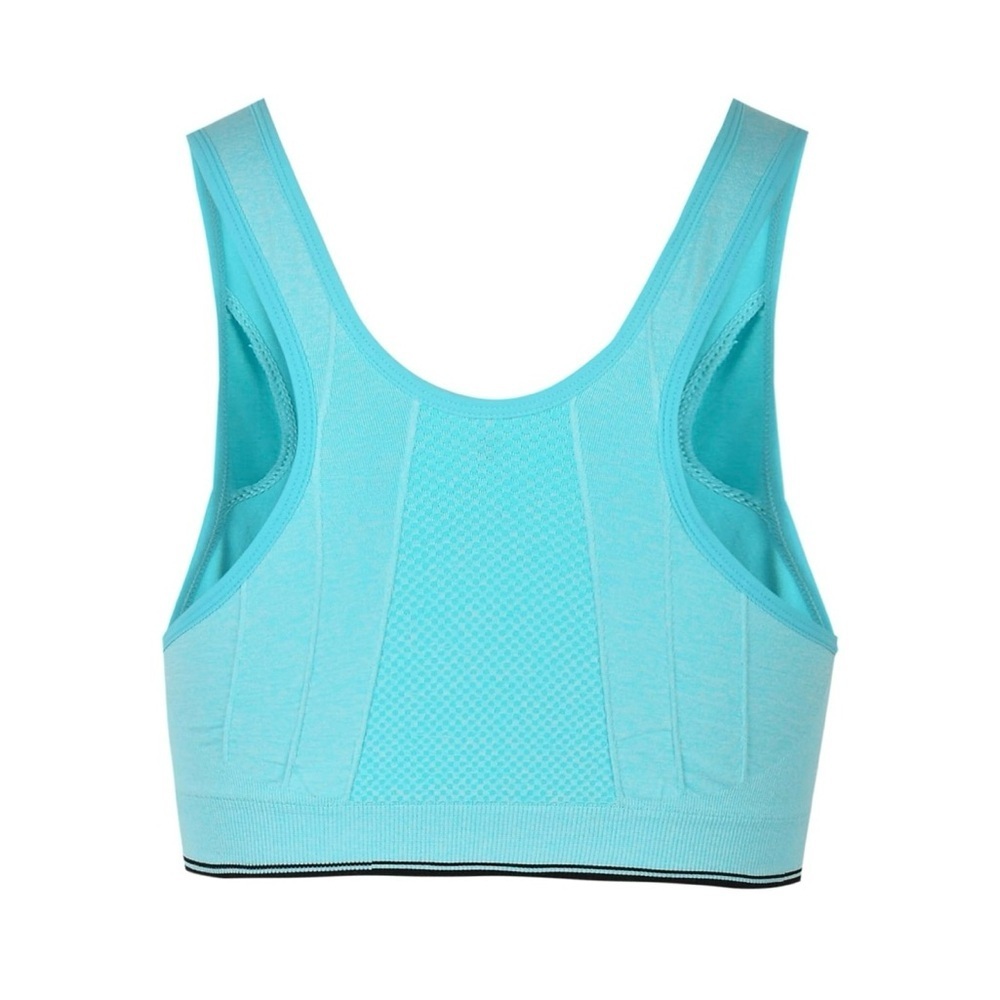 Ohlyah Front Zip Sports Bra Racerback Yoga Bra - Blue (Never Worn, Size Small) - Picture 2 of 5